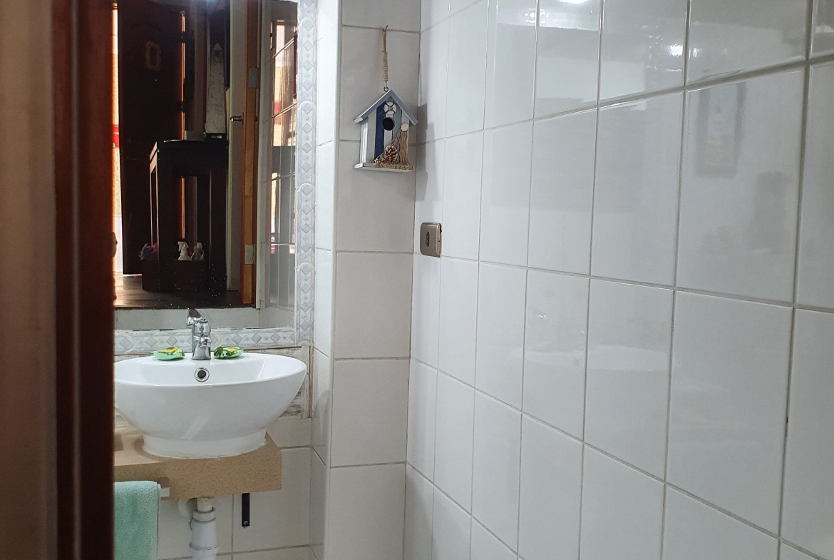 Baño visita