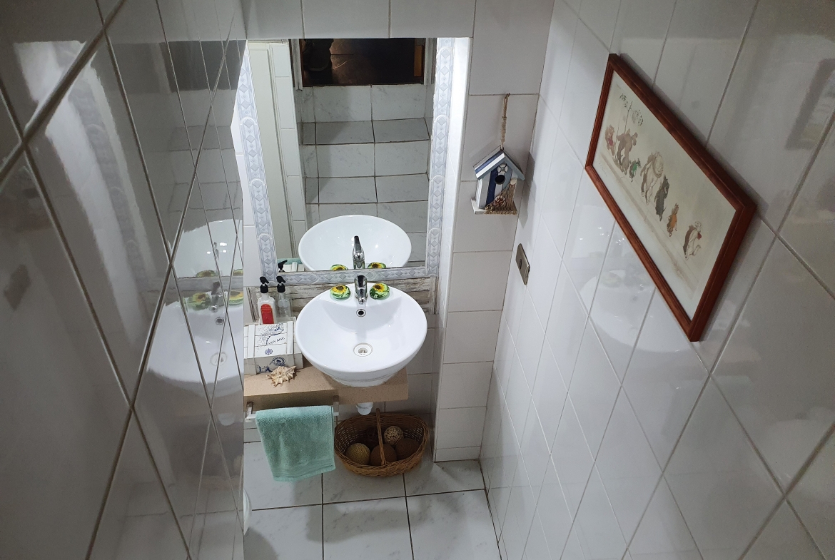 Baño visita